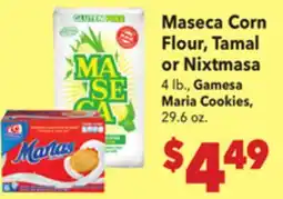 Vallarta Supermarkets Maseca Corn Flour, Tamal or Nixtmasa offer