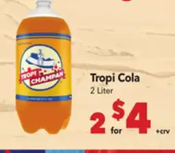 Vallarta Supermarkets Tropi Cola offer