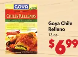 Vallarta Supermarkets Goya Chile Relleno offer