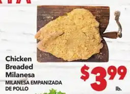 Vallarta Supermarkets Chicken Breaded Milanesa / MILANESA EMPANIZADA DE POLLO offer