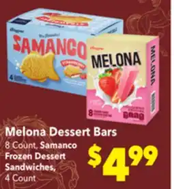Vallarta Supermarkets Melona Dessert Bars offer