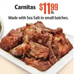 Vallarta Supermarkets Carnitas offer