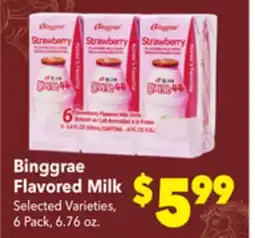 Vallarta Supermarkets Binggrae Flavored Milk offer