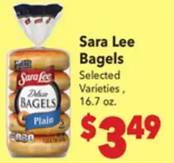 Vallarta Supermarkets Sara Lee Bagels offer