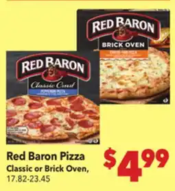 Vallarta Supermarkets Red Baron Pizza offer