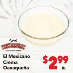Vallarta Supermarkets El Mexicano / Crema Oaxaqueña offer