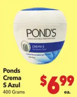 Vallarta Supermarkets Ponds Crema S Azul offer