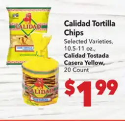 Vallarta Supermarkets Calidad Tortilla Chips offer