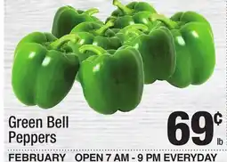 Super King Markets Green Bell Peppers offer