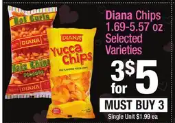 Super King Markets Diana Chips offer