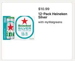 Walgreens 12-Pack Heineken Silver offer