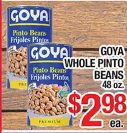 Torres Supermercado GOYA WHOLE PINTO BEANS offer