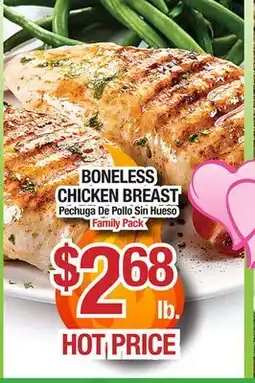 Torres Supermercado BONELESS CHICKEN BREAST offer
