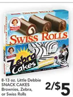 Pete's Fresh Market 8-13 oz. Little Debbie SNACK CAKES offer