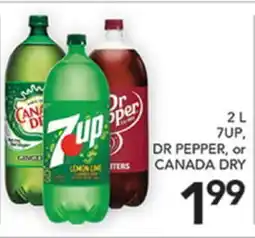 Pete's Fresh Market 2 L 7UP, DR PEPPER, or CANADA DRY offer