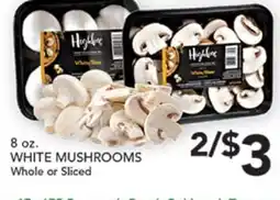 Pete's Fresh Market 8 oz. WHITE MUSHROOMS offer