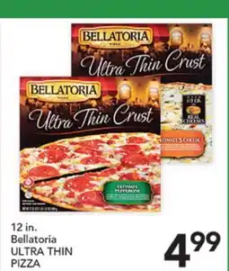 Pete's Fresh Market 12 in. Bellatoria ULTRA THIN PIZZA offer