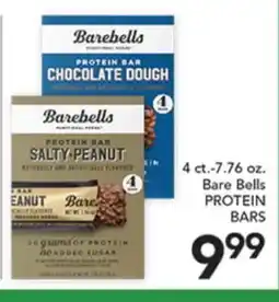 Pete's Fresh Market 4 ct.-7.76 oz. Bare Bells PROTEIN BARS offer