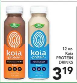 Pete's Fresh Market 12 oz. Koia PROTEIN DRINKS offer