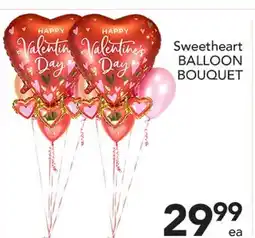 Pete's Fresh Market Sweetheart BALLOON BOUQUET offer