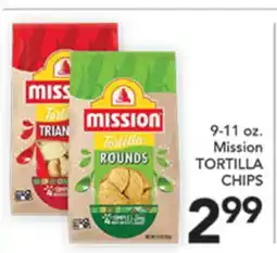 Pete's Fresh Market 9-11 oz. Mission TORTILLA CHIPS offer