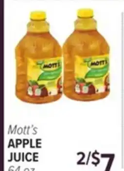 Cermak Fresh Market Mott's APPLE JUICE offer