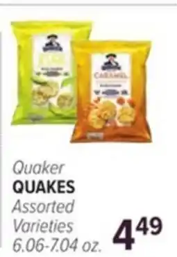 Cermak Fresh Market Quaker QUAKES offer