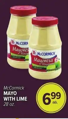 Cermak Fresh Market McCormick MAYO WITH LIME offer
