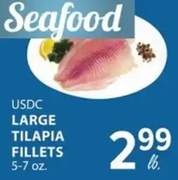 Cermak Fresh Market USDC LARGE TILAPIA FILLETS offer