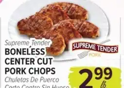 Cermak Fresh Market Chuletas De Puero Corte Centro Sin Hueso offer