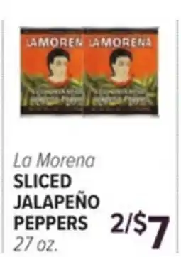 Cermak Fresh Market La Morena SLICED JALAPEÑO PEPPERS offer