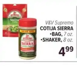 Cermak Fresh Market V&V Supremo COTIJA SIERRA offer