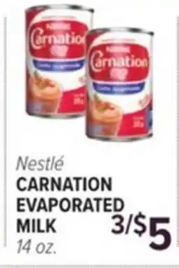 Cermak Fresh Market Nestlé CARNATION EVAPORATED MILK offer