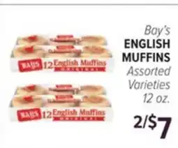 Cermak Fresh Market Bay's ENGLISH MUFFINS offer