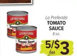 Cermak Fresh Market La Preferida TOMATO SAUCE offer