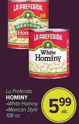 Cermak Fresh Market La Preferida HOMINY offer