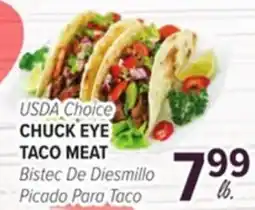 Cermak Fresh Market USDA Choice CHUCK EYE TACO MEAT offer