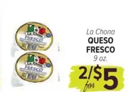 Cermak Fresh Market La Chona QUESO FRESCO offer