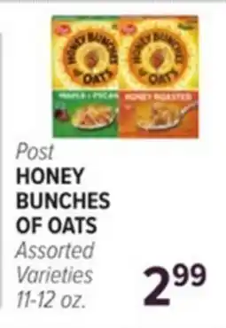 Cermak Fresh Market Post HONEY BUNCHES OF OATS offer