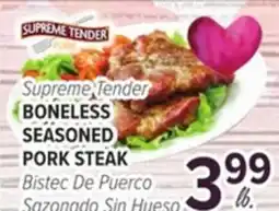 Cermak Fresh Market Supreme Tender BONELESS SEASONED PORK STEAK offer