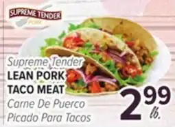 Cermak Fresh Market Supreme Tender LEAN PORK TACO MEAT offer