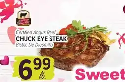 Cermak Fresh Market Certified Angus Beef CHUCK EYE STEAK offer