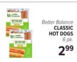 Cermak Fresh Market Better Balance CLASSIC HOT DOGS offer