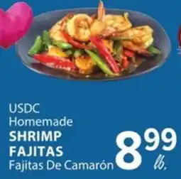 Cermak Fresh Market USDC Homemade SHRIMP FAJITAS offer