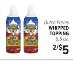Cermak Fresh Market Dutch Farms WHIPPED TOPPING offer