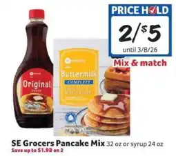 Winn Dixie SE Grocers Pancake Mix offer