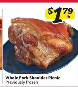 Winn Dixie Whole Pork Shoulder Picnic offer