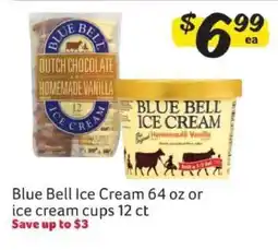 Winn Dixie Blue Bell Ice Cream offer