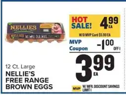 Food Lion Nellie's Free Range Brown Eggs offer