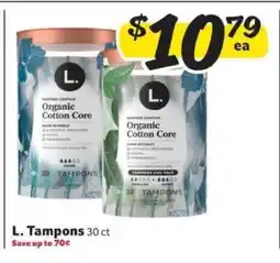Winn Dixie L. Tampons offer